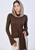 Drapé Wrap Top